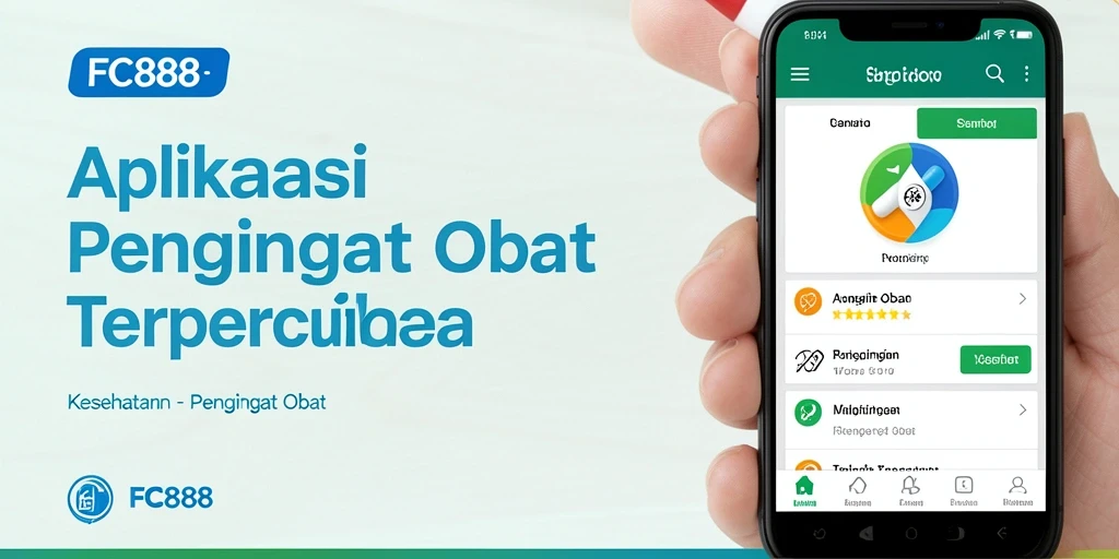 Antarmuka FC888 yang intuitif dan mudah digunakan untuk pengingat obat.