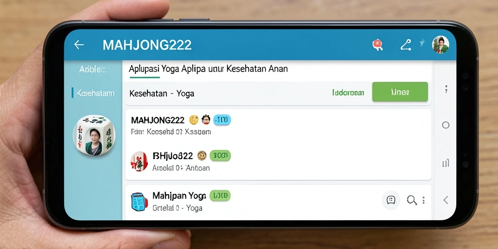 Tampilan antarmuka user-friendly MAHJONG222 untuk latihan Yoga.